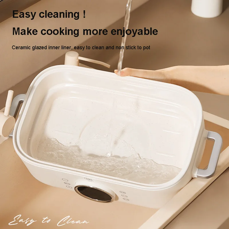 Multi Function Electric Steamer Household Bookable And Scheduled Auto Heat Preservation Electric Cooking Pot With Steamer Grid  6