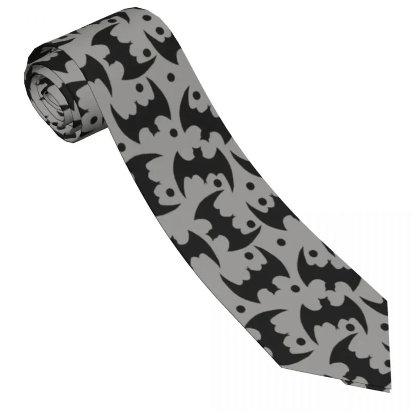 

Casual Arrowhead Skinny Gray Black Bats Necktie Slim Tie For Men Man Accessories Simplicity For Party Formal Tie