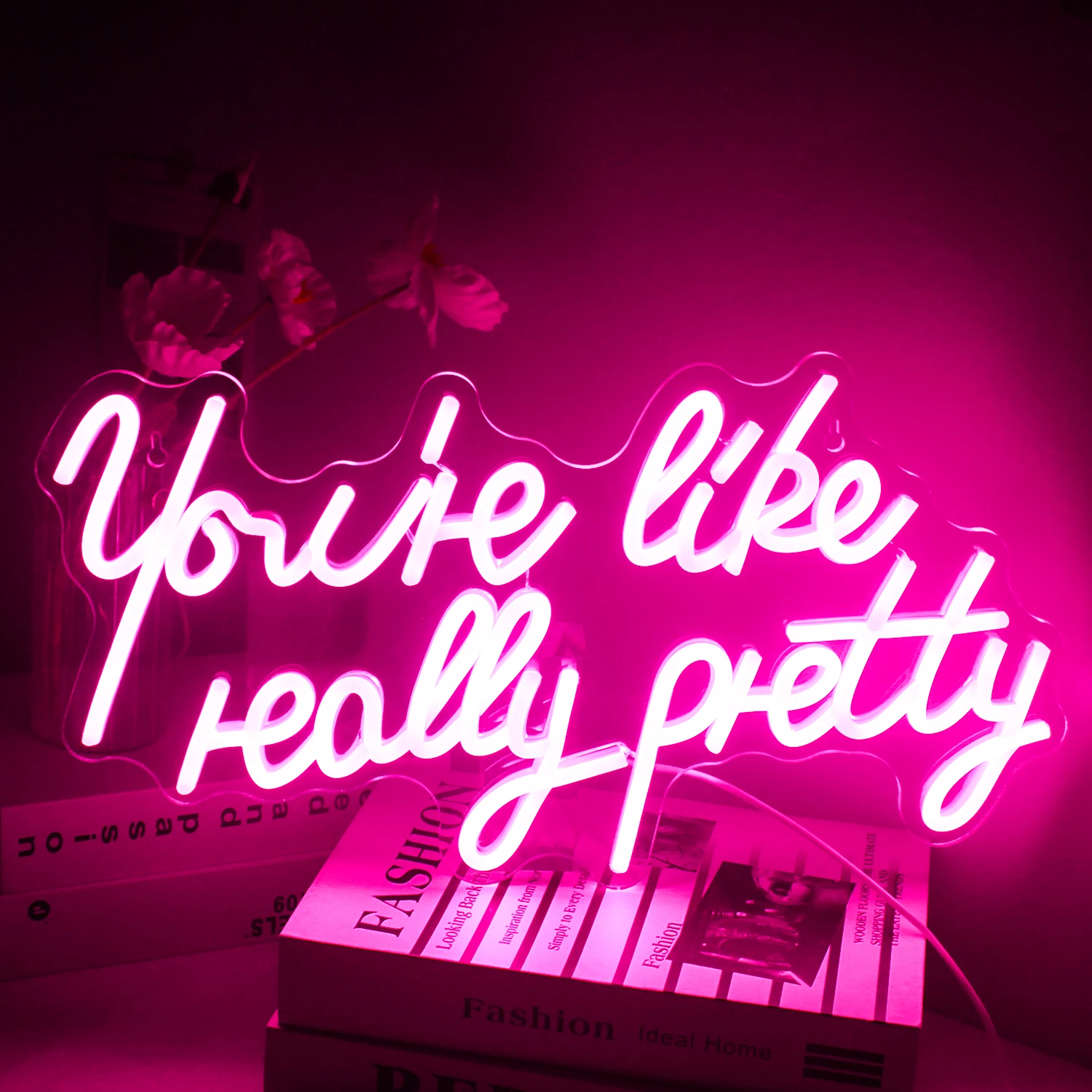 

Ineonlife Youre Like Really Pretty Neon Sign Led Light Custom Wedding Proposal Party Club Room Hotel BAR Bedroom Wall Decor Gift