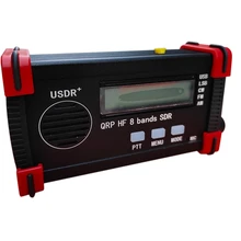 

New 10W Max USDX+ USDR HF QRP SDR SSB/CW Transceiver 8 Bands 5W DSP SDR Ham Radio QCX-SSB With Battery(US Plug)