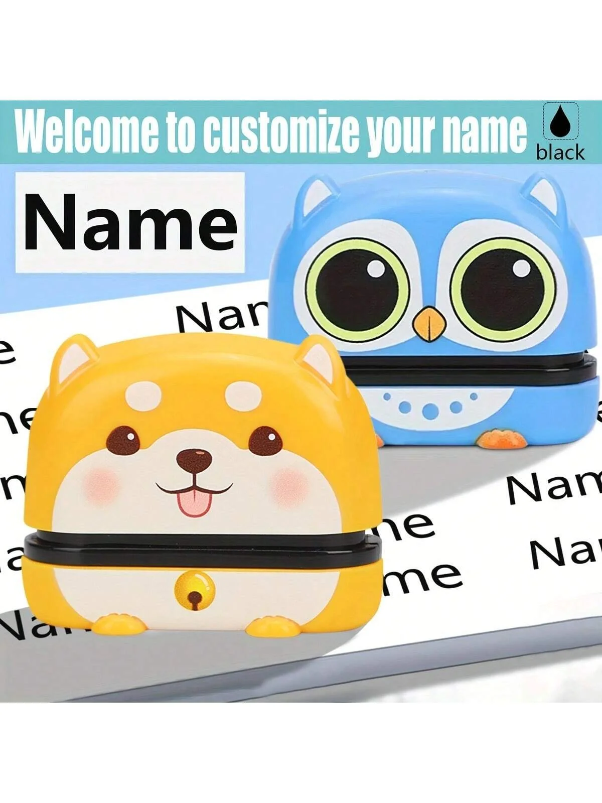 children's clothes name stamp waterproof and non-fading personalized stamp school opening season stationery name stamps