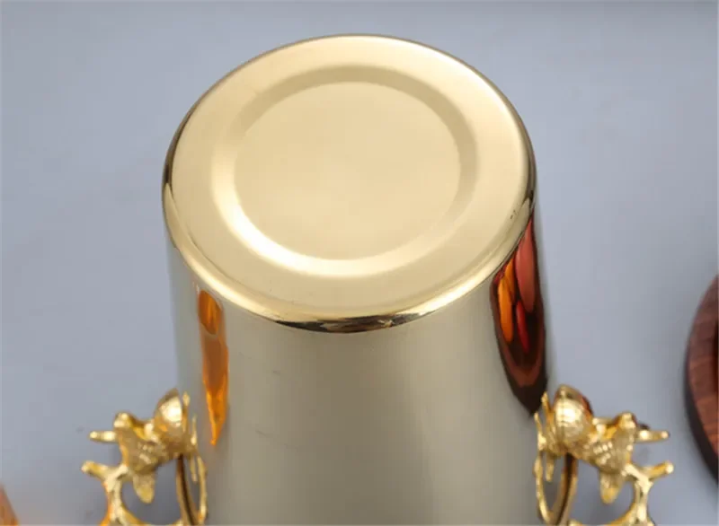 European champagne barrel rack stainless steel ice bucket bar KTV Wine Chiller Bottle Cooler Beer Chiller Ice Barrel Silver Gold