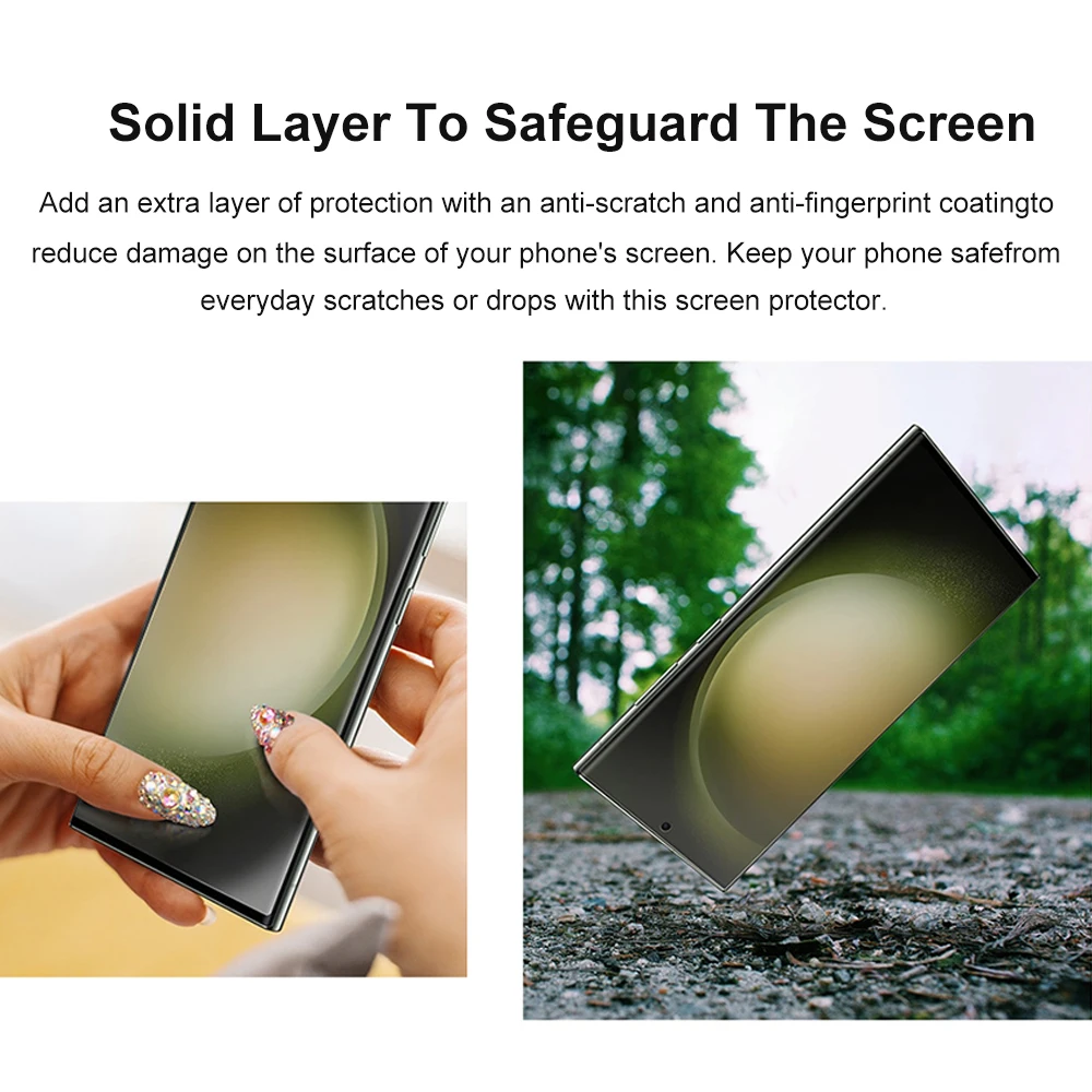 Samsung Screen Protector Duo - Premium Scratch-Resistant & Anti-Fingerprint Protection