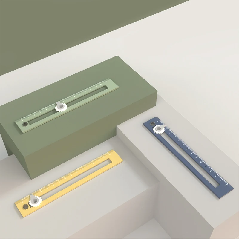 {YY30} 2-in-1 다기능 컴퍼스 드로잉 자 직선자 컴퍼스 자 기하학적 측정 도구 사무실 학교 가정용