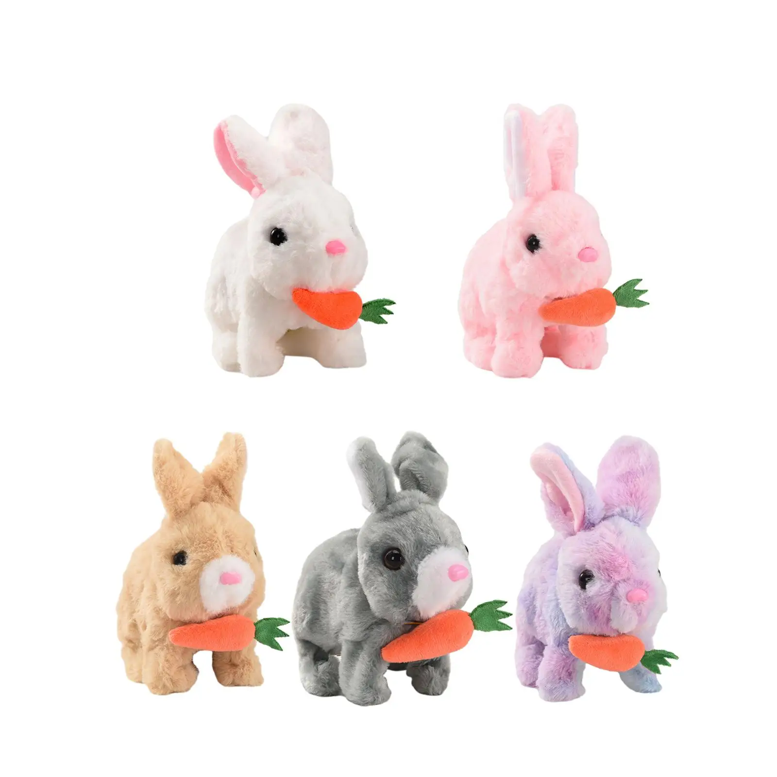 Interactive Electronic Pet Figures Stuffed Animals for Bedtime Friend New Year Gifts Xmas Present Birthday Gifts Party Favor