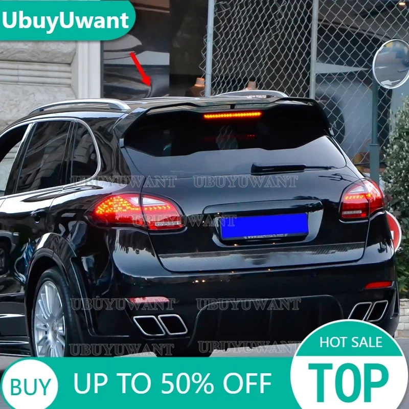 

High Quality Carbon Fiber Rear Trunk Roof Spoiler Wing Fits For Porsche Cayenne 958 2011 2012 2013 2014