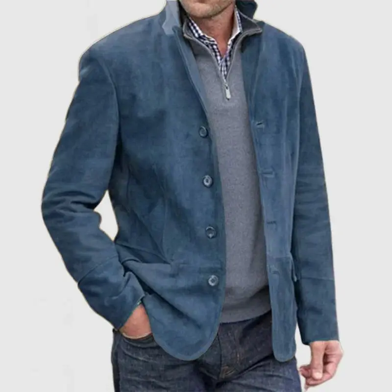 

Men's Vintage Casual Button Down Jacket New retro casual coat for men