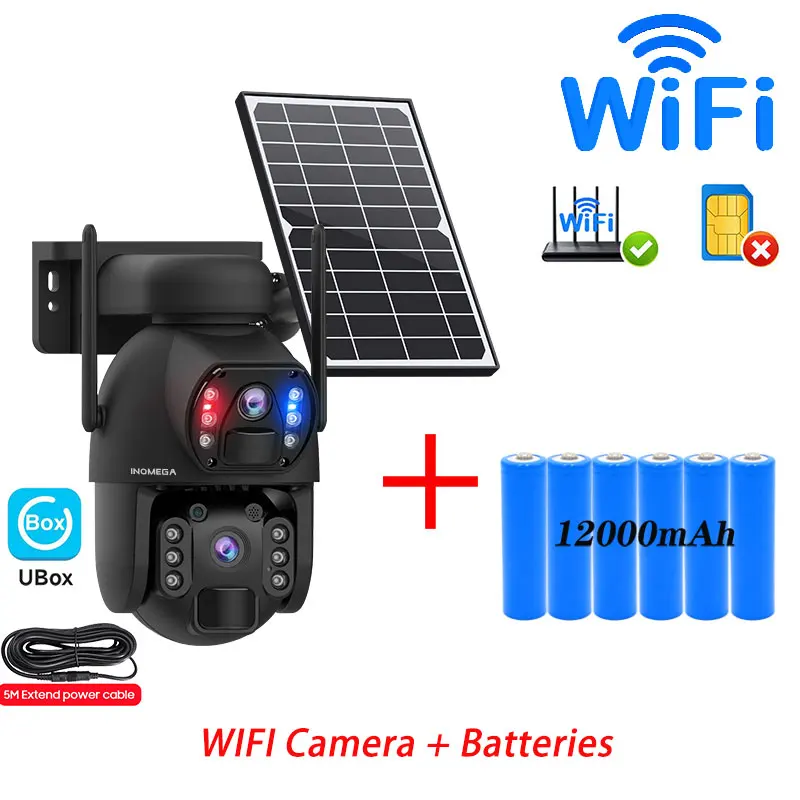 كاميرا أمان لاسلكية خارجية مقاومة للماء INQMEGA ،...