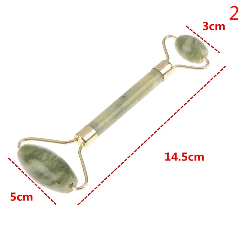 Natural Rose Quartz Face Massage & Eye Lift Gua Sha Tool Set