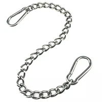 Hanging Chair Chain With 2 Carabiners, Heavy Duty Porch Swing Hammock Chain Kit,For Hammock Swings(99Cm) 1