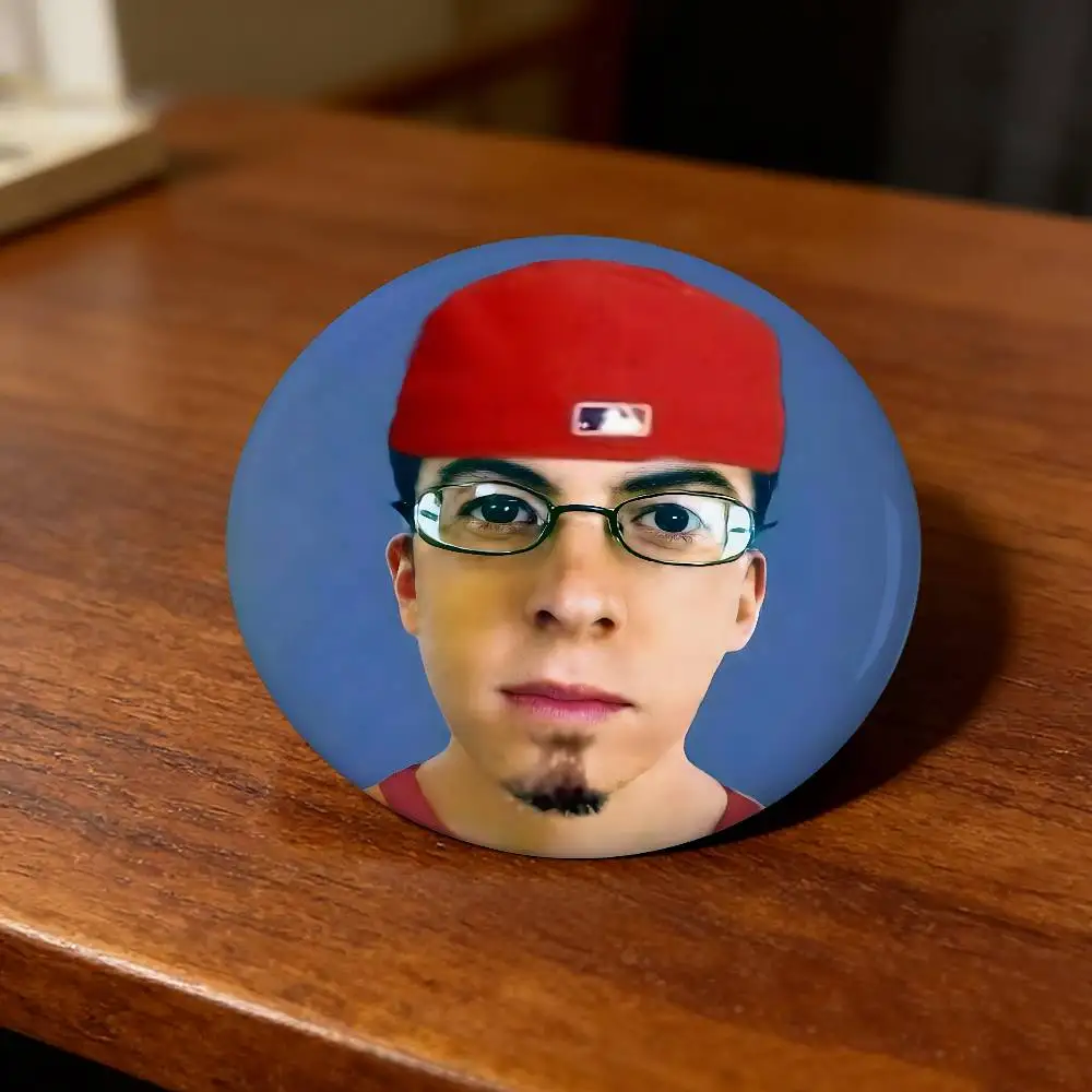 Humorous Mclovin Badge Lapel Pin – Tinplate Brooch for Bags & Accessories Gifts