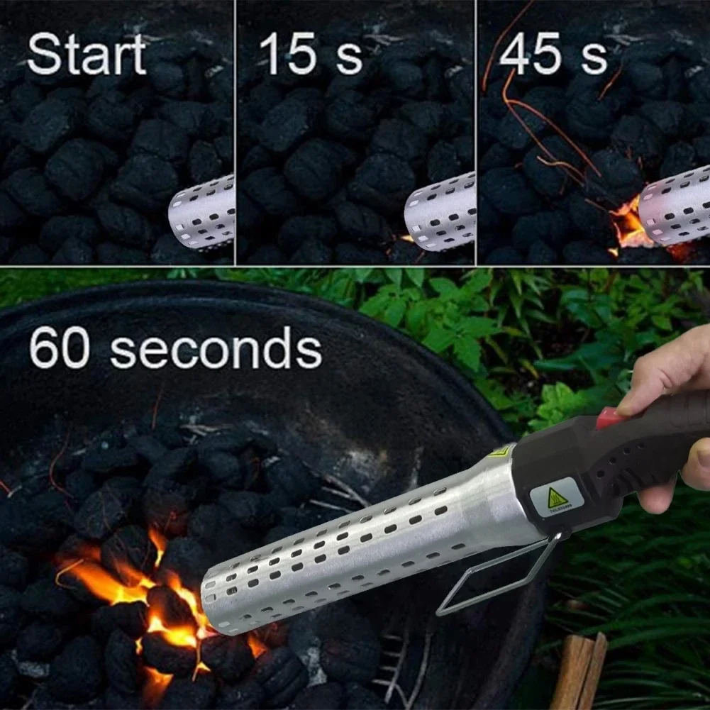 Charcoal lighter BBQ electric fire starter charcoal lighter firelighter for barbecue grill fire tools quickly ignite