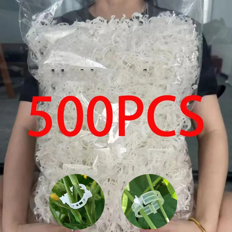 Plant Support Clips Reusable Plastic Plant Vine Protection Grafting Fixing Tools for Vegetable Tomato Garden Supplies plant clips
