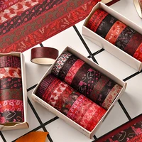 Valentine's Day Washi Tapes Set Office Supplies, Romantic DIY Decorative Adhesive Tape for Room Party Festival Decoration 1