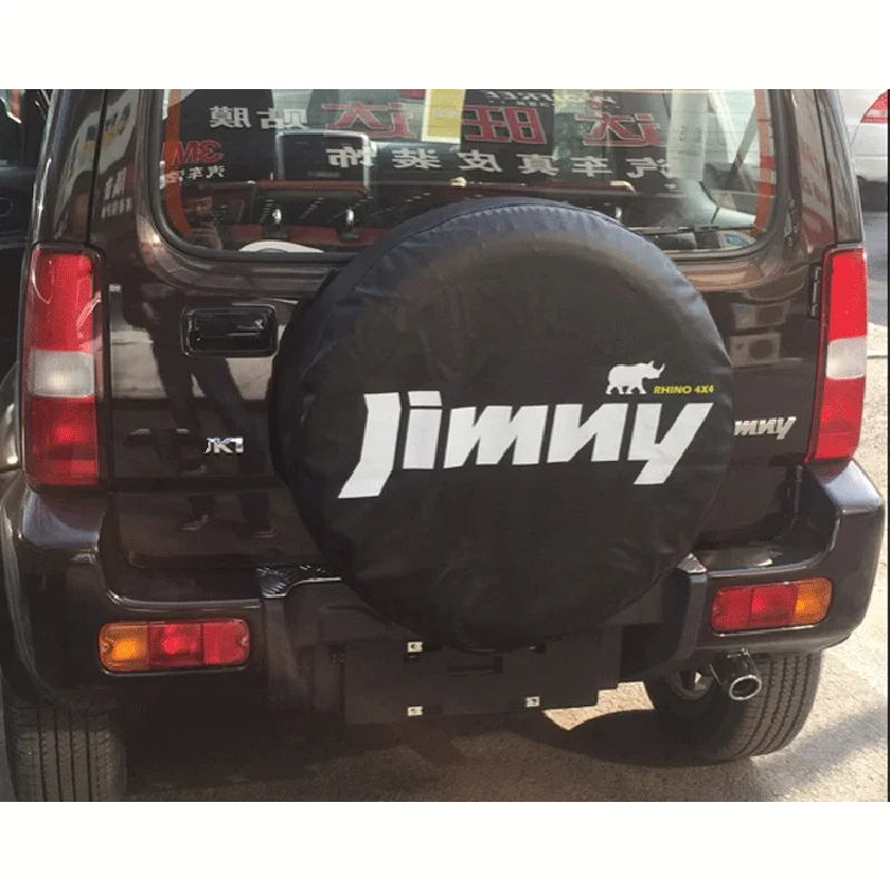 14" 15" inch 4WD 4x4 PVC Leather Spare Wheel Cover Case Bag Car Tires For Suzuki Jimny Spare tire Cover Waterproof Dust-proof car cover car covers tire cover