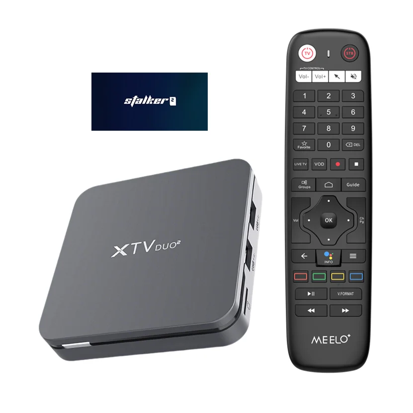 XTV DUO2 Android 11 Stalker2 TV BOX 2G 16G S905W2 4K AV1 Media