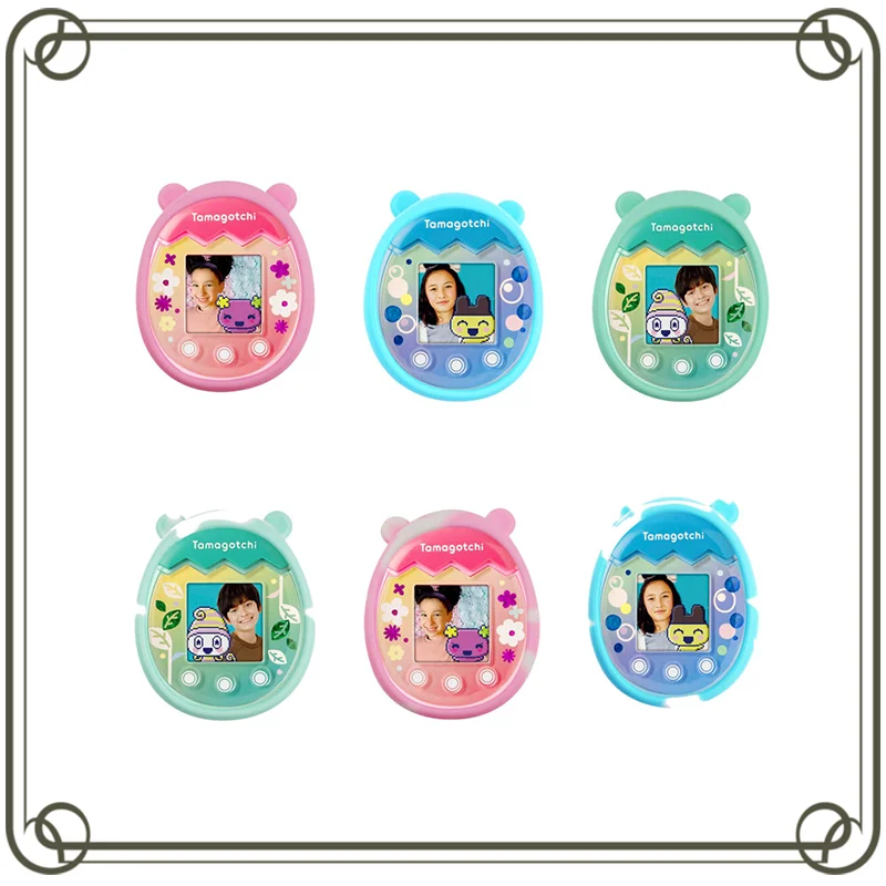 Tamagotchi Pix Custodia Protettiva In Silicone Simpatico Orso Rosa Blu Verde Tamagotchi Pix Custodia In Silicone
