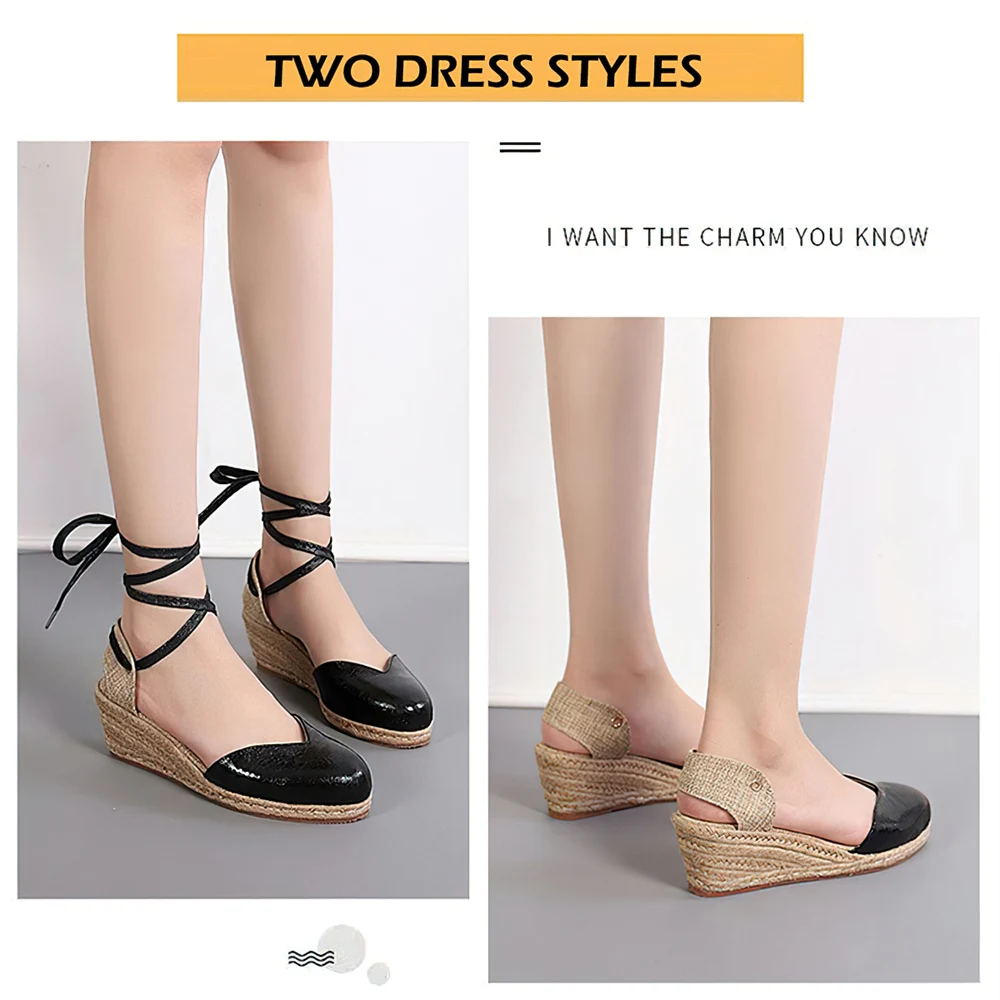 Sandali espadrillas con plateau da donna sandali con spalline con