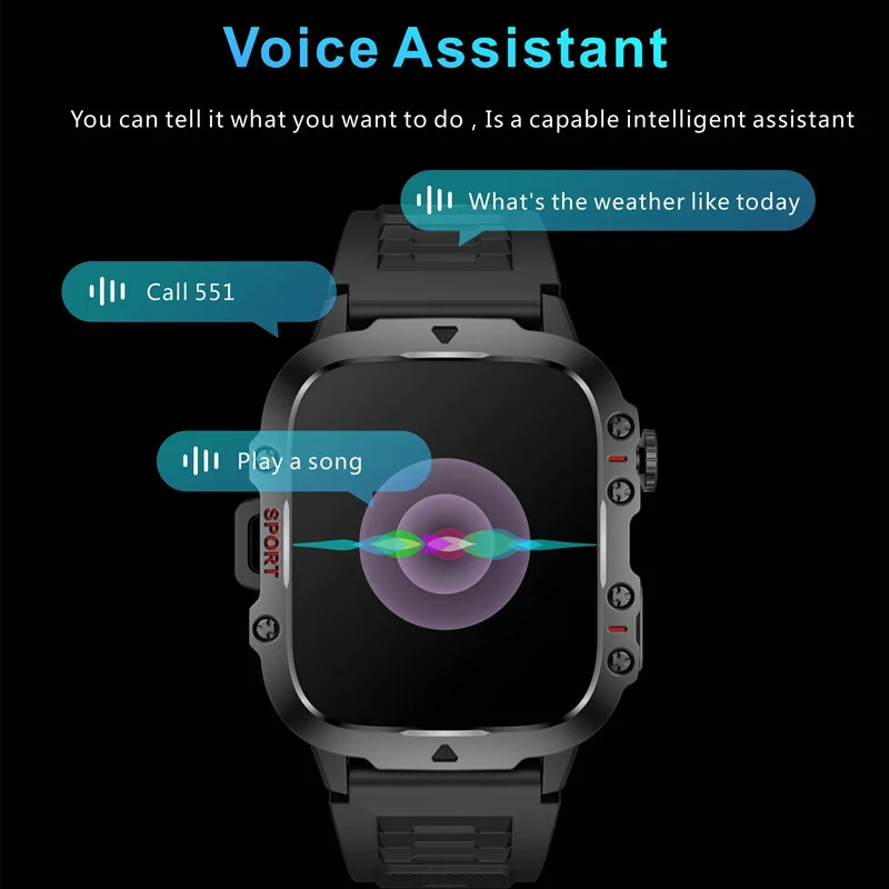 Ʈ ð QX11  1.96 ġ HD  ũ  ȭ  SOS     ƮϽ ƮĿ Smartwatch