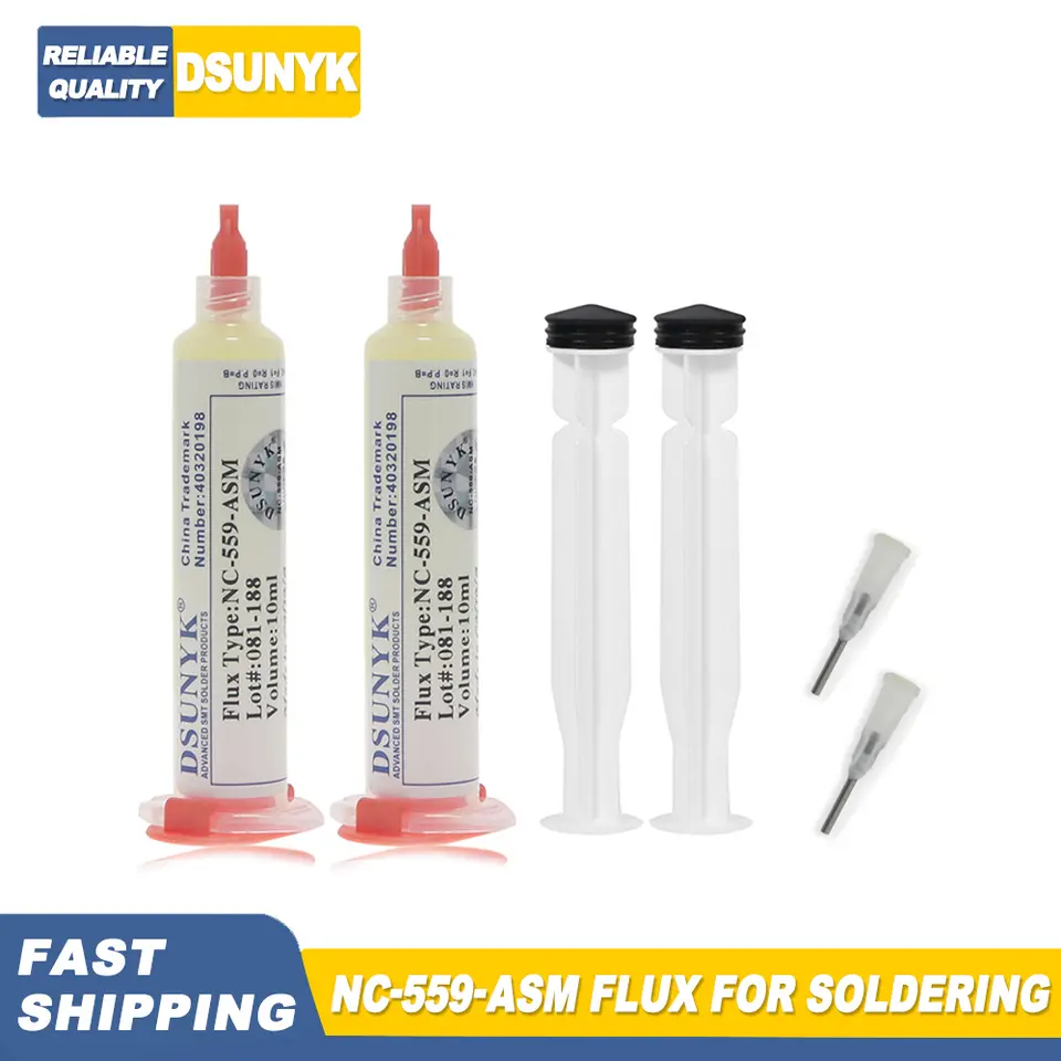 NC 559 Flux Syringe Flux for Soldering High Quality 10cc No Clean Original DSUNYK 559 Welding Flux Soldering for Electronics image 1