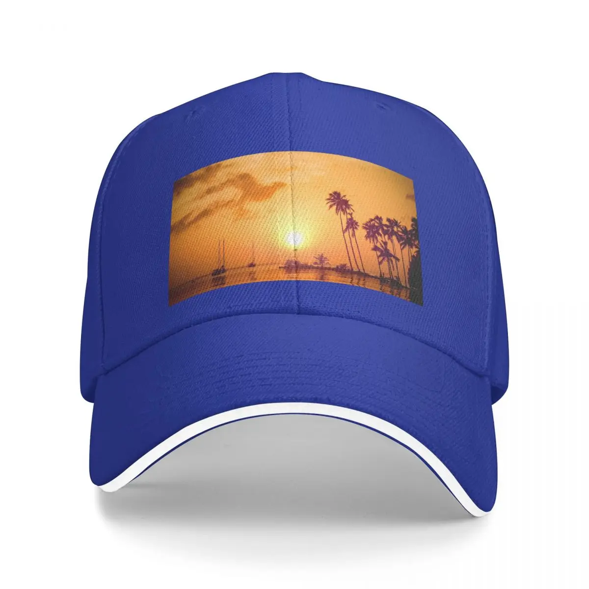

Tropical Sunsets Baseball Cap Christmas Hats Hiking Hat Women Beach Fashion Men'S