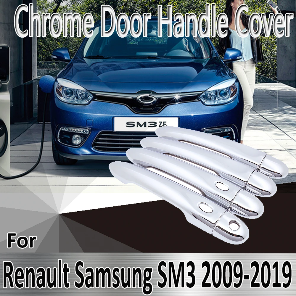 

Декоративные Хромированные наклейки для Renault Samsung SM3 L38 2009 ~ 2019