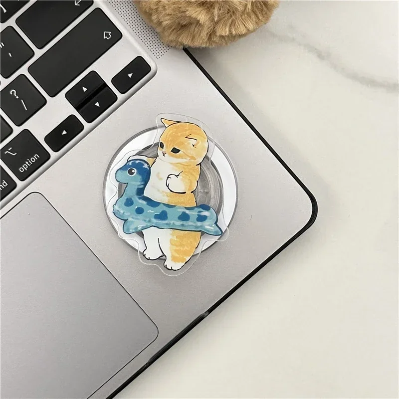 Cute Cat Magnetic Phone Grip Stand For Iphone Magsafe Compatible_voghion.com