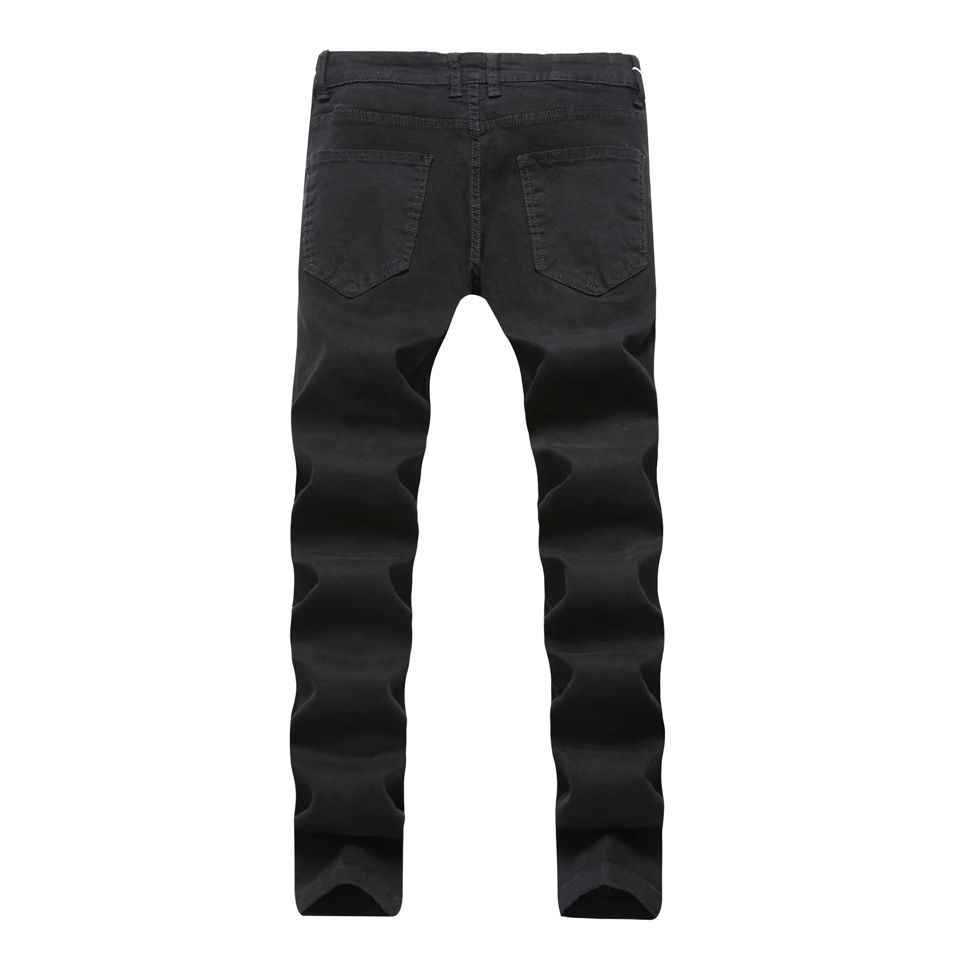 men's jeans Trousers plus size jeans denim homme 2022 brand jeans men's straight-leg cotton distressed jeans slim straight jeans