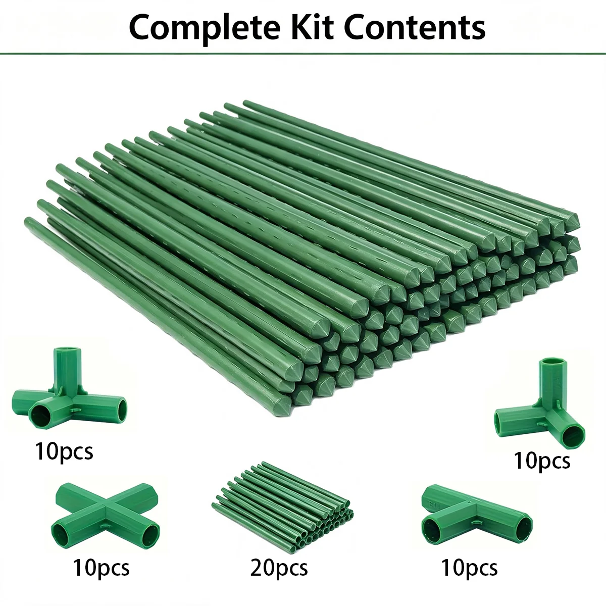 Set di Pali di Supporto per Piante da Giardino - immagine 2