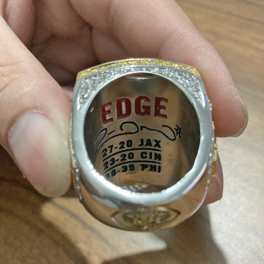 New 1969/2019/2022 Championship ring Set souvenir Gift for Friends Ring rugby football Gift Fan souvenir ring