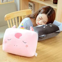 Cartoon Warm Hand Pillow Insert Warm Hand Cover Winter Plush Toy Nap Pillow 2