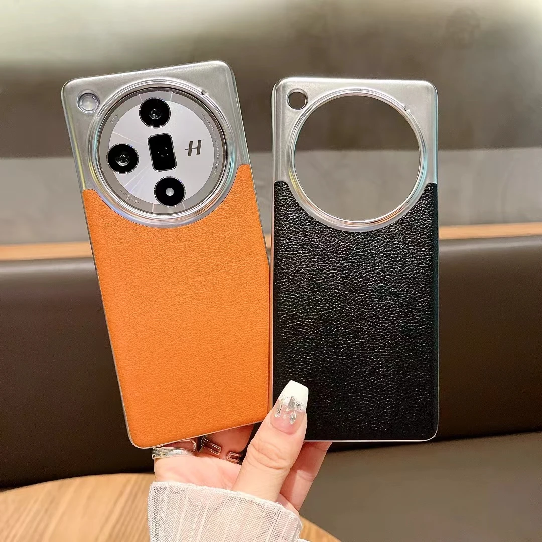 Luxurious PU Leather Protective Back Cover - Premium Full Coverage Phone Shell