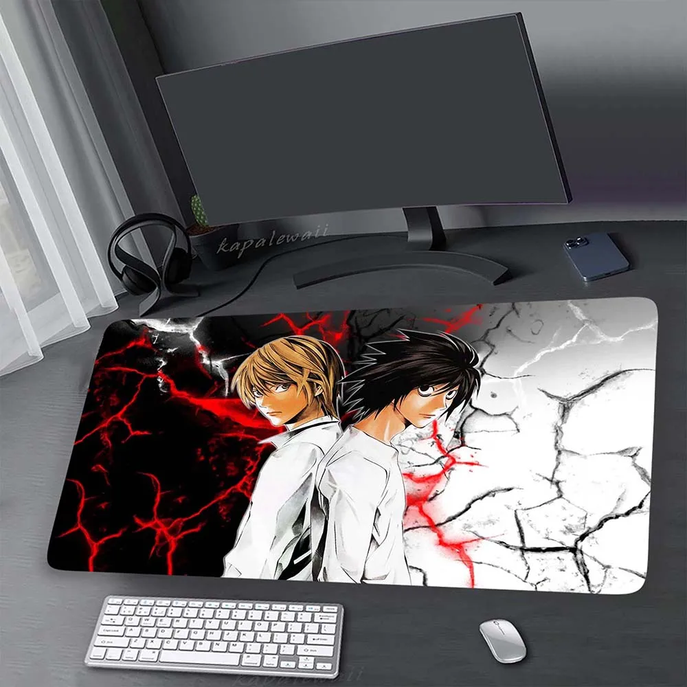 

Death Note XXL Table Carpet Rubber Desk Mat 400x900mm Soft Pad Large Mouse Pad Pc Gamer Mousepad HD Print Gaming Keyboard Pads