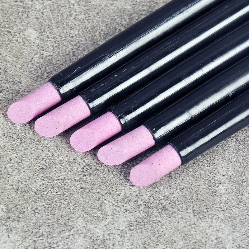 Cormake GJ-1059A 5pcs Polished Rod 45&deg; Angle Polishing Stone Plastic Model Parts Sanding Tools for Assembling Model Hobby DIY