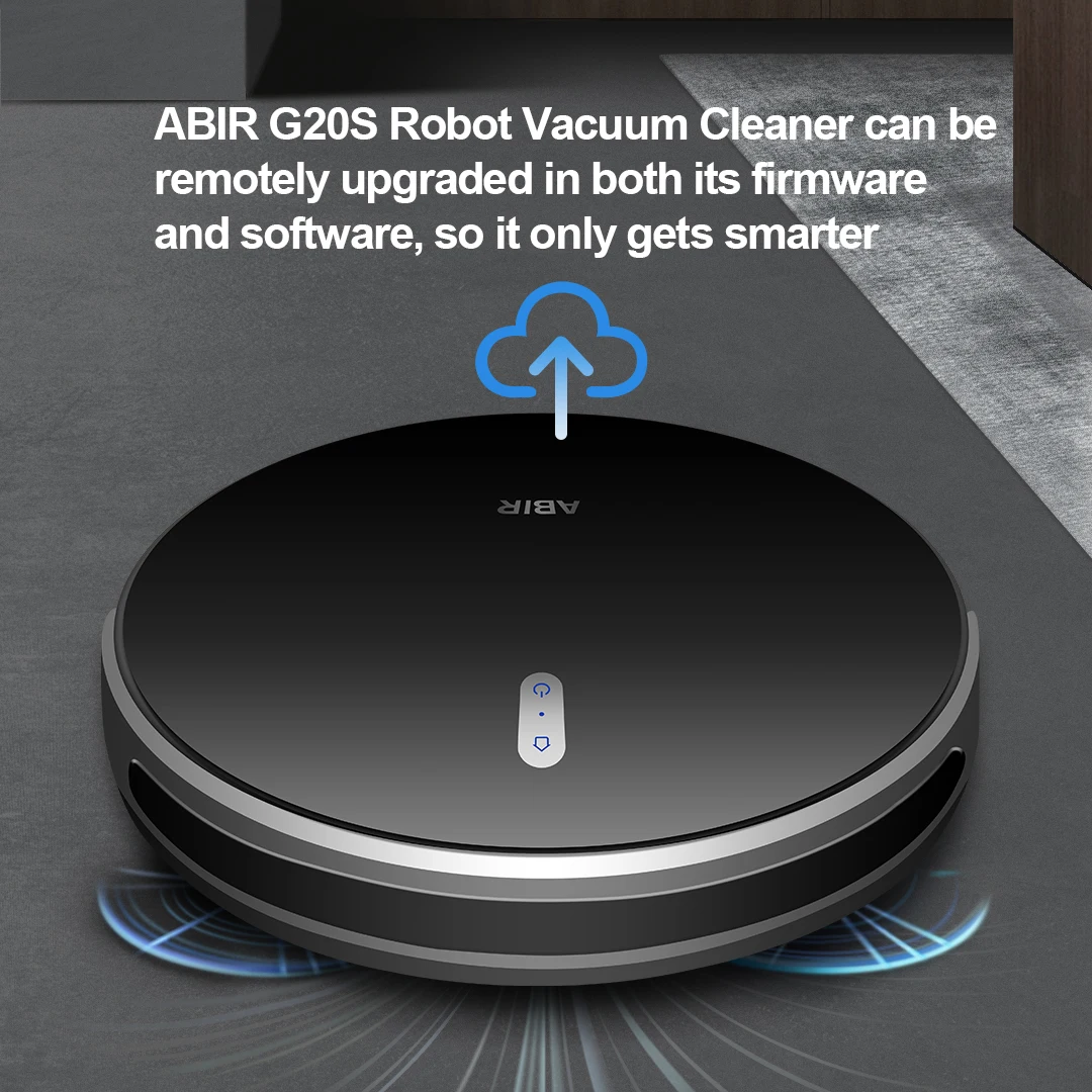 Robot vacuum cleanerabir G20S , chytrá mapovánà­, 6000pa sání, daleký aktualizovat, vacuum mopem 2 v 1, WIFI APP podlaha mytí pro domácí