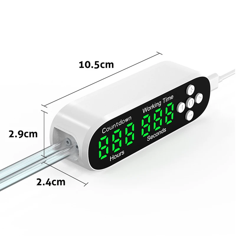 Intelligentes Bewässerungsgerät, Garten, automatisches Tropfbewässerungssystem, Set mit Wasserpumpen-Timer-Controller für Topfpflanzenblumen_voghion.com