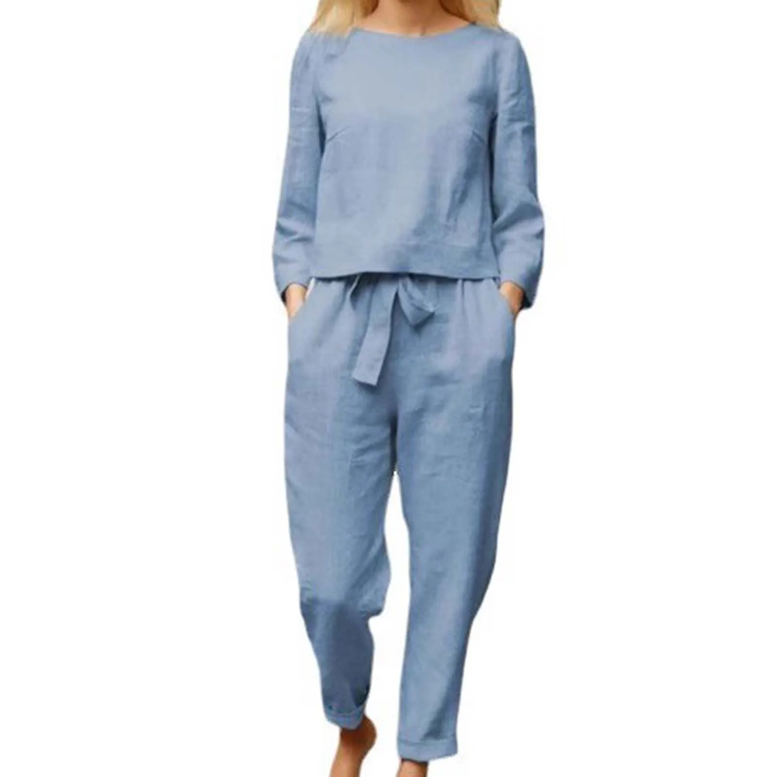 

Women's Autumn 2 Piece Outfits European And American Style Matching Set for Woman Girls Outing Trip