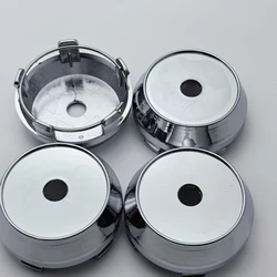 Universal Car Wheel Center Caps Set - Blank Hub Covers for Wheels and Rims (4 pcs) (4pcs Silver Cap)