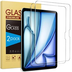 2 - Pack Premium 9H Tempered Glass Clear Screen Protector with Anti - Scratch Protective Film (2pcs Tempered Glass)