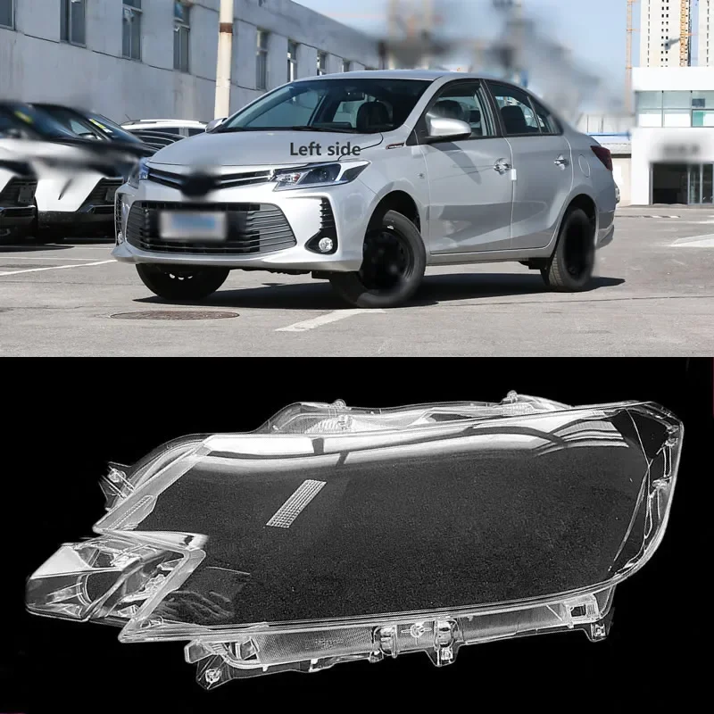 

Car Front Headlight Cover Lens Glass Headlamps Transparent Lampshade Masks For Toyota VIOS 2020-2022