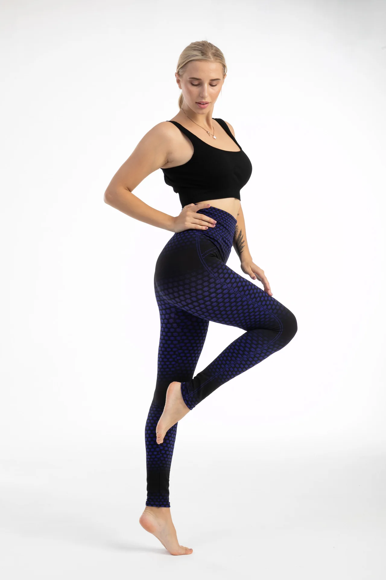 Fashion Gradient Leggings Women's High Stretch Leggings Slim Fit Hip Lift Spanx Leggings Lady Sexy Yoga Pants 17 Sfee5e78803e04c88a868dfa097a2e276K