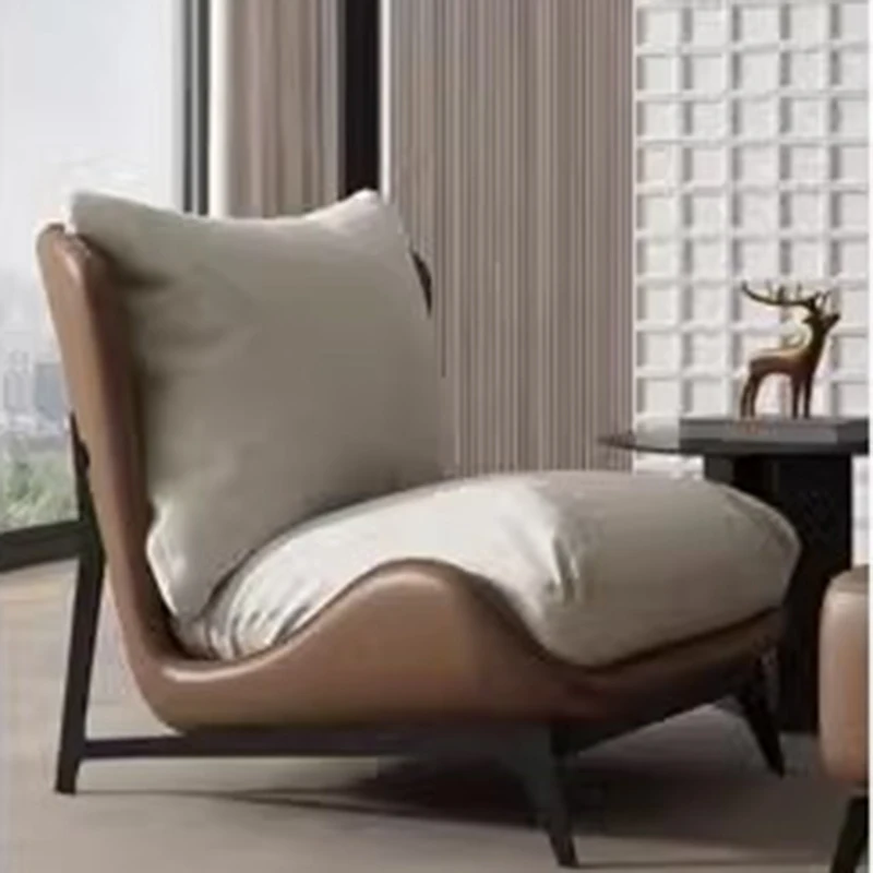 

Italian Minimalist Living Room Chair Luxury Vintage Ergonomic Back Support Living Room Chairs Sillones Relax Baratos Furniture