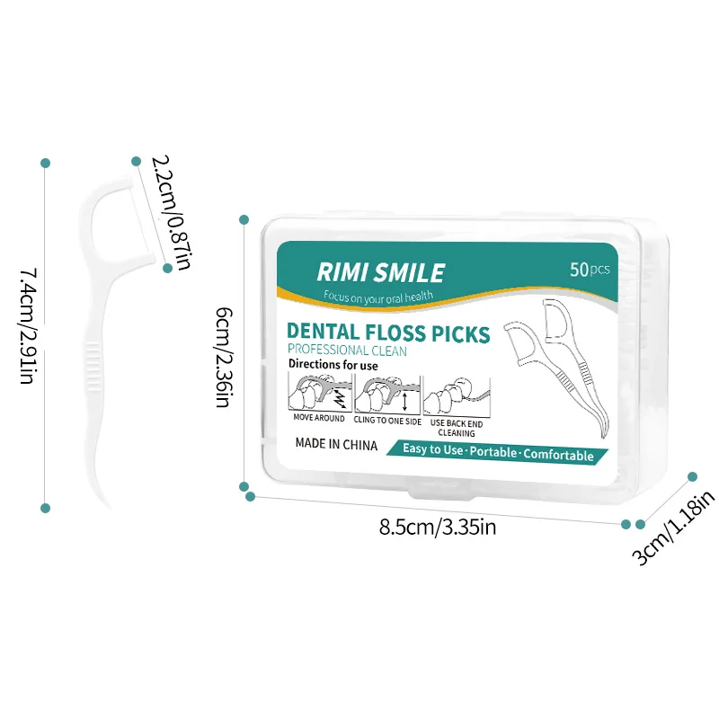 50/150/300/600/1000 PCS dental floss sticks oral care tools 3