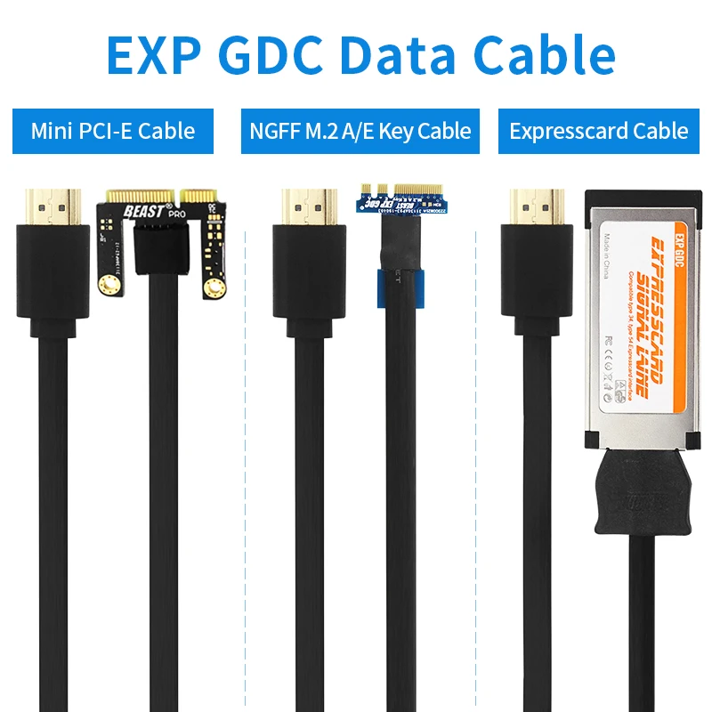 Cabo de Dados de Exp Gdc Mini Pci-e Expresscard M.2 a e Adaptador de Interface de Cabo Chave para a Placa Gráfica Externa do Portátil da Doca de Exp Gdc