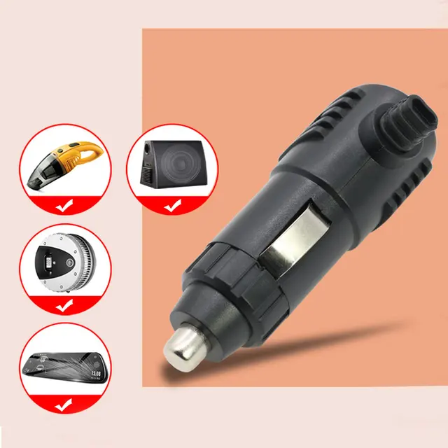 1pc Universal Car Cigarette Lighter Car Charger Socket Car Power Plug Outlet Adapter Connector Auto Interior Replacement Parts