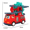 Children's Toy  Electric Fire Duck Ferris Wheel Railcar Car Universal Light Music Track Combined With Fire Truck With Music 6