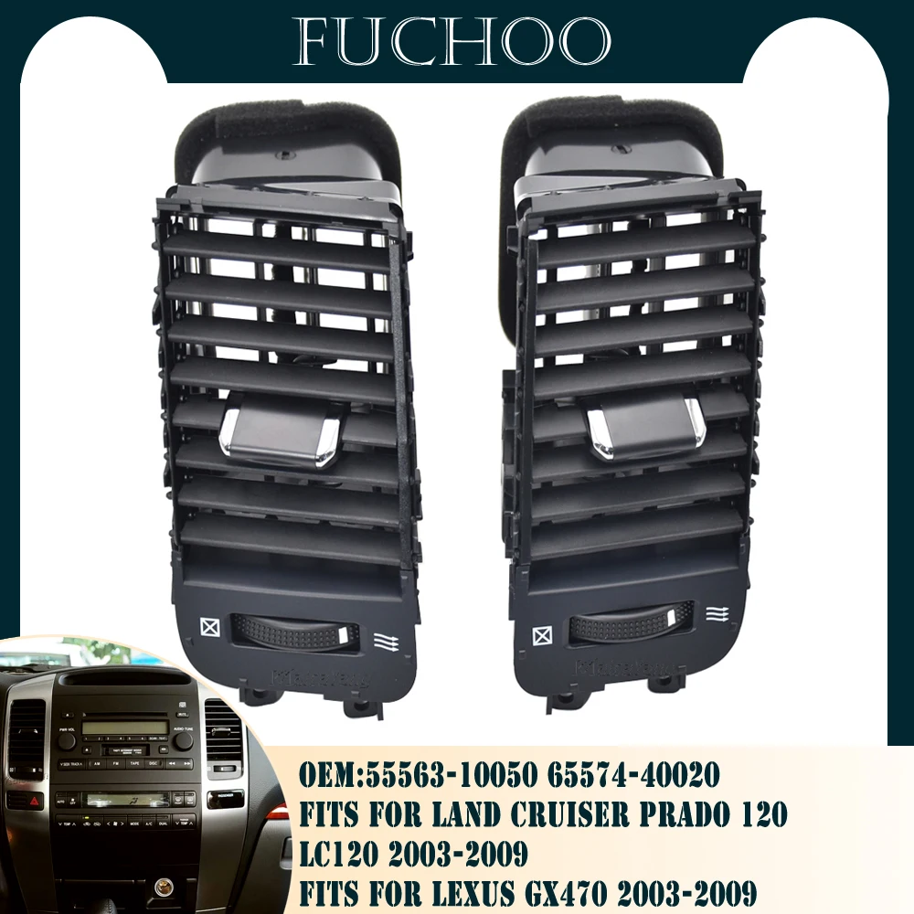 2pcs Lhd Car Accessories Air Conditioner Outlet A/c Air Conditioning Vents Plate Panel For