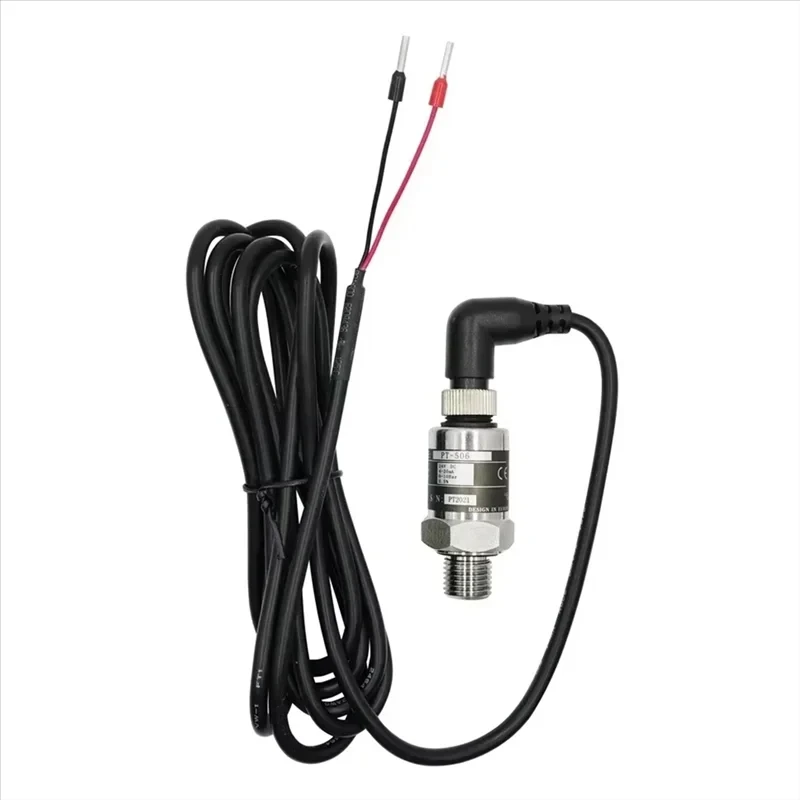 PT-506 Water Pump Pressure Sensor Transmitter 0-2.5MPa 4-20mA 24VDC G1/4 Elbow H