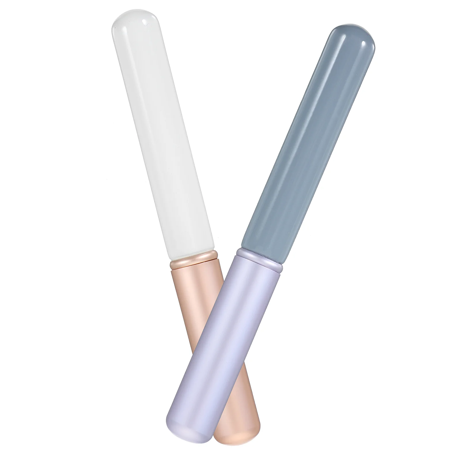 

2pcs Lip Gloss Brushes Lipstick Brushes Woman Makeup Brushes Travel Lip Gloss Applicators