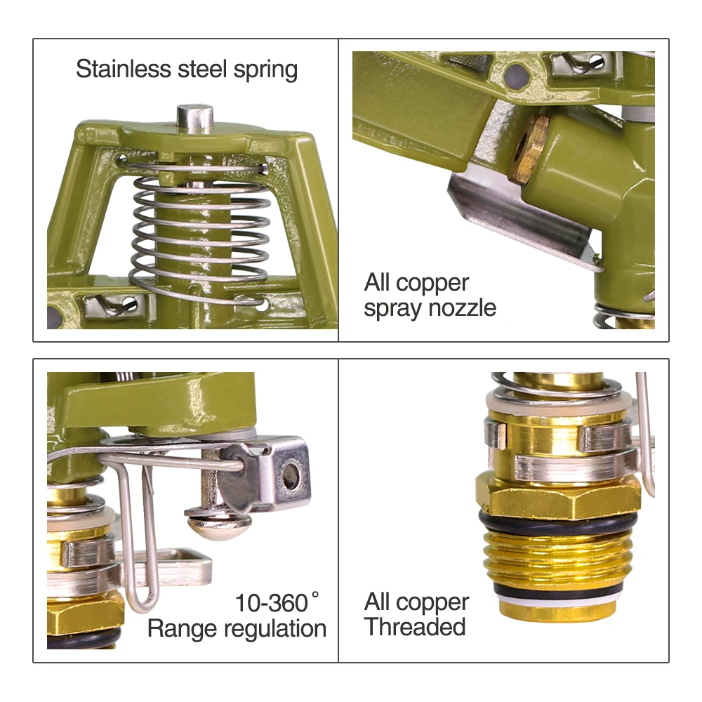Outdoor lawn watering sprinkler system